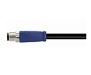 Цилиндрический соединитель-вилка с кабелем M12-M03S-T-1.5-PVC 1630034104501 - фото 1