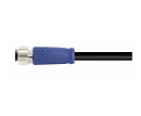 Цилиндрический соединитель-розетка с кабелем M12-F03S-T-5.0-PVC 1630034204504 - фото 1
