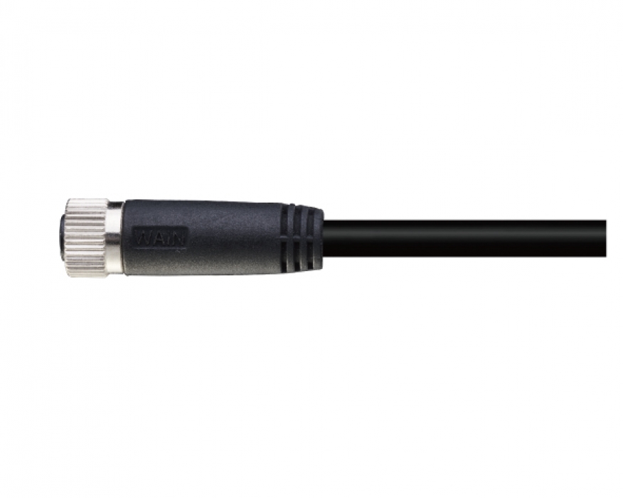 Цилиндрический соединитель-розетка с кабелем M8-F03-T-1.5-PUR 1620034024041 - фото 1
