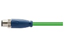 Цилиндрический соединитель-вилка с кабелем M12-M04D-T-1.5-PUR-PFN 1632044014081 - фото 1