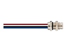 Цилиндрический соединитель-вилка с проводом M8-M03-BKR-M8-W0.25 1620033014011 - фото 1