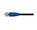 Цилиндрический соединитель-розетка с кабелем M12-F04B-T-5.0-PVC-SH 1630044024047 - фото 1