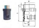 Фитинг прямой M12/AD10.0 с внутренней металлической резьбой, арт. B7602112131B - фото 1