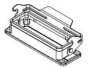 Корпус соединителя - блочная часть H24B-BK-1L/W 1110243241001 - фото 1