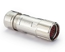 Цилиндрический соединитель-розетка M23-FC04/5-TH-D6.6-SH 1660001990500 - фото 1