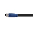 Цилиндрический соединитель-розетка с кабелем M12-F04/4Y-T-1.5-PUR/20-SH 1630084204501  - фото 1