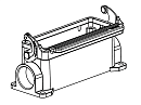 Корпус соединителя - блочная часть H24B-MSF-1L/SC-M25 - фото 1