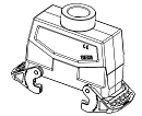 Корпус соединителя - кабельная часть W16B-TEH-2L/PSE-PG21 WS 1111164485006 - фото 1