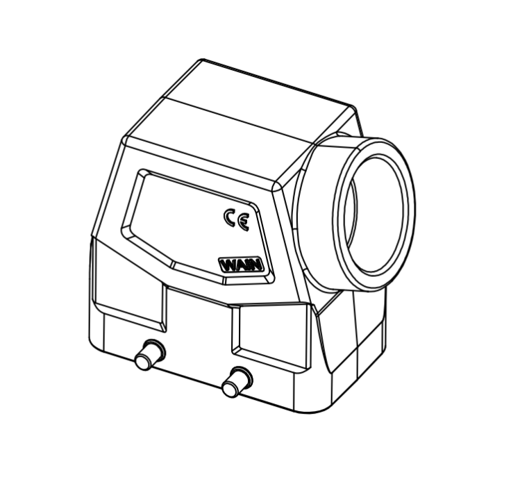 Корпус соединителя - кабельная часть W10B-MSEH-4B-PG21 WS 1111105305532 - фото 1
