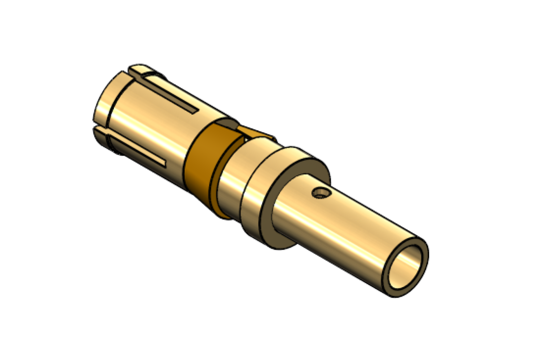Контакт-гнездо обжимной силовой, 20А, DB-2.5, арт. B09691825421 - фото 1