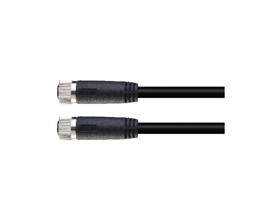 Цилиндрический соединитель-розетка/розетка (кабельная сборка) M8-F03-T/F03-T-1.5-PVC 1620034024006 - фото 1