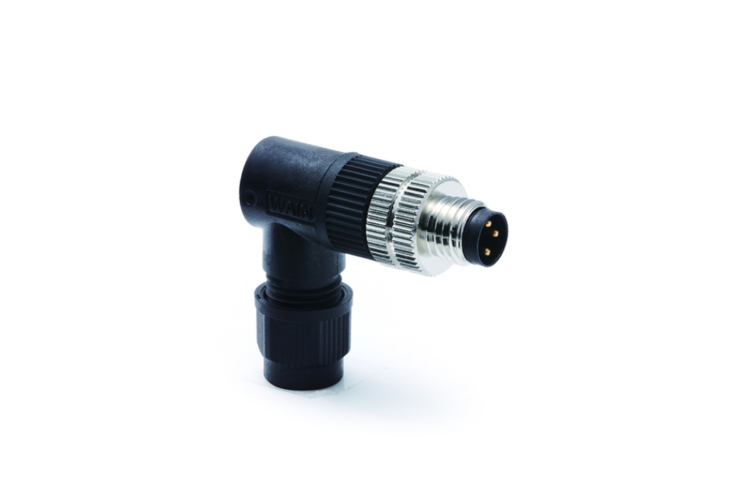 Цилиндрический соединитель-вилка M8-MST03-S-D5 1620035133001 - фото 1