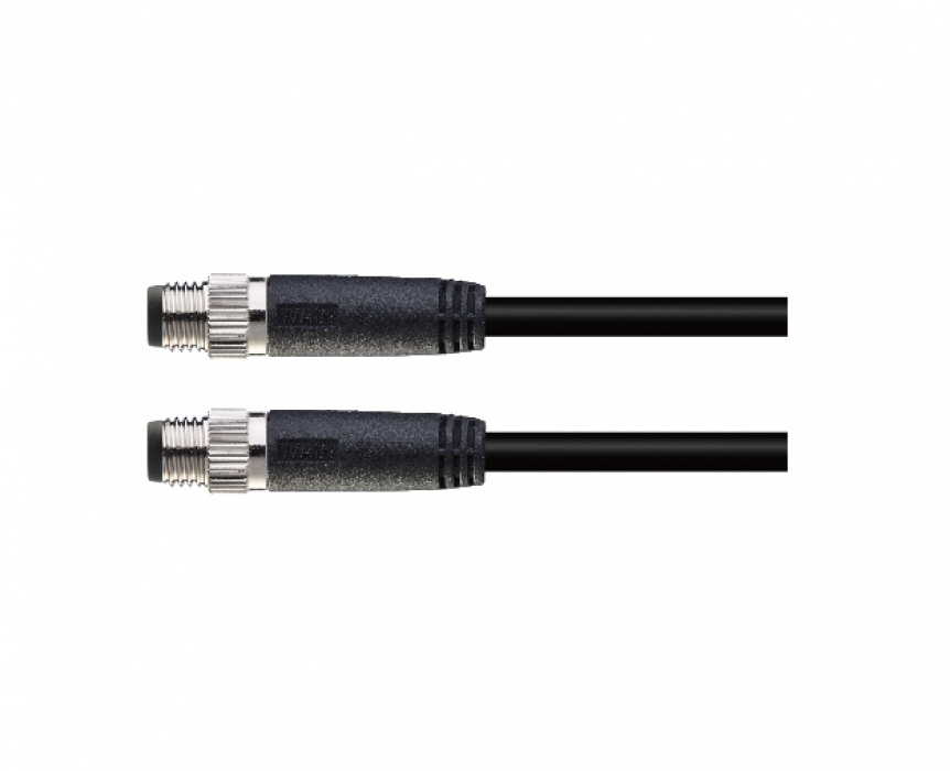 Цилиндрический соединитель-вилка/вилка (кабельная сборка) M8-M03-T/M03-T-1.5-PVC 1620034014012 - фото 1