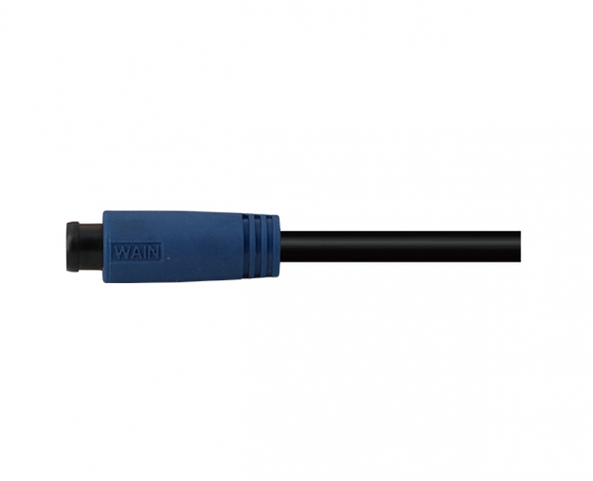 Цилиндрический соединитель-вилка с кабелем M8Q-M05B-T-5.0-PUR 1620054014008 - фото 1
