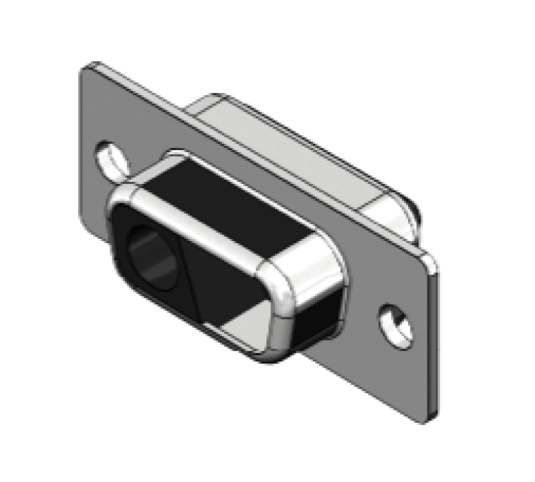Вилка DB-1, 2 силовых контакта, обжим, арт. B09691100022 - фото 1