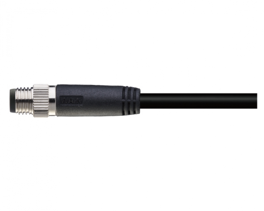 Цилиндрический соединитель-вилка с кабелем M8-M03-T-1.5-PUR 1620034014041 - фото 1